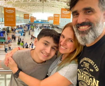 fernanda iglesias y su hijo