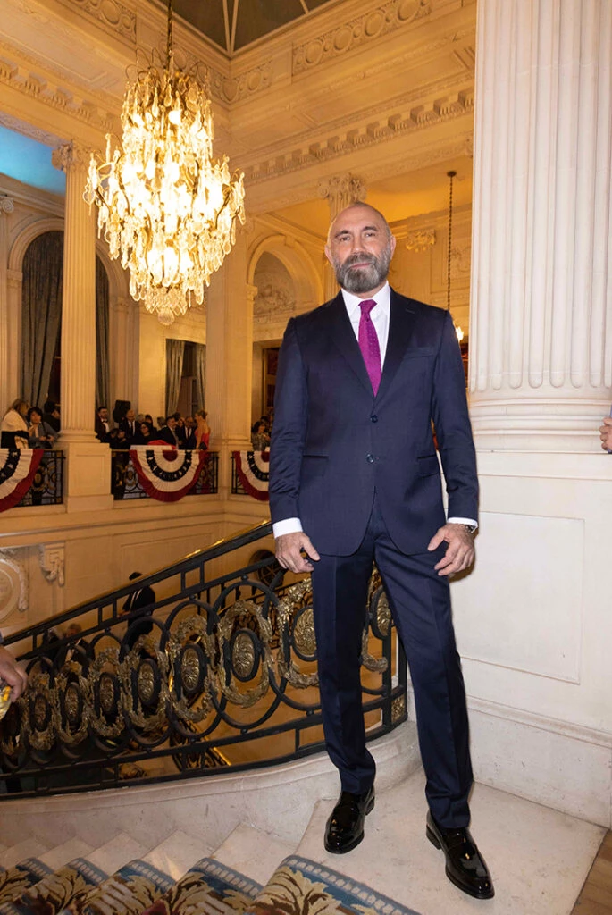 Gabriel Lage en los festejos por el 247º aniversario de la independencia de Estados Unidos