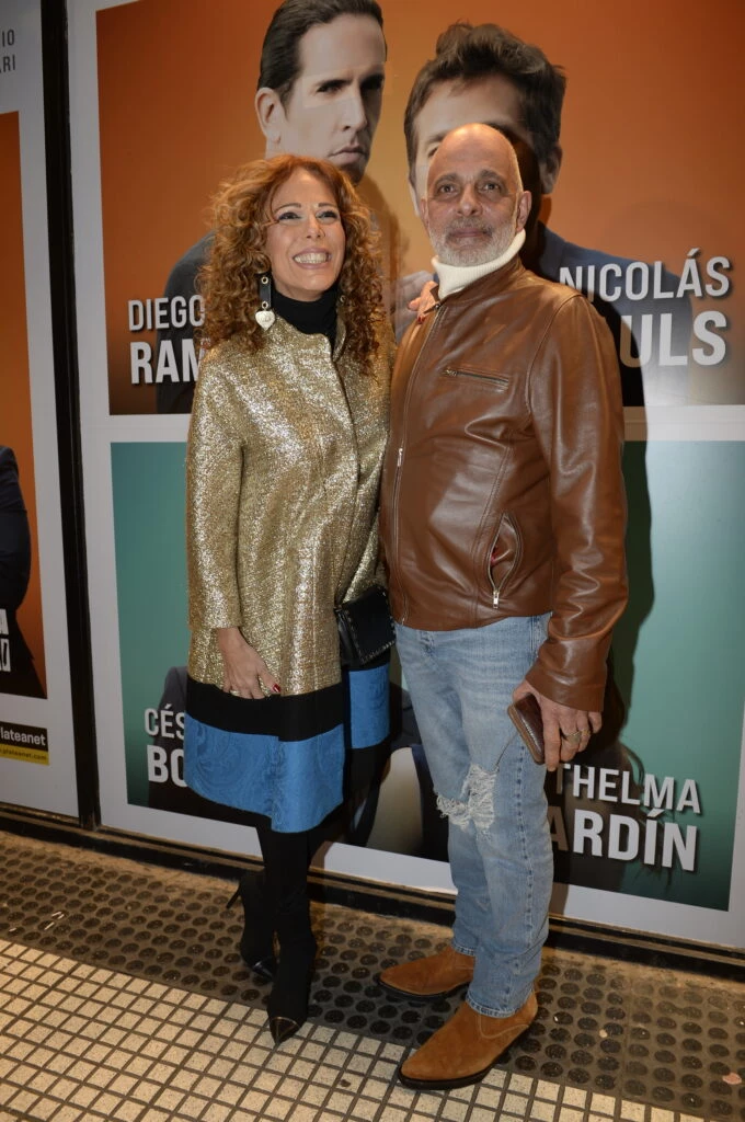 Iliana Calabró y su novio,Jorge Smok.