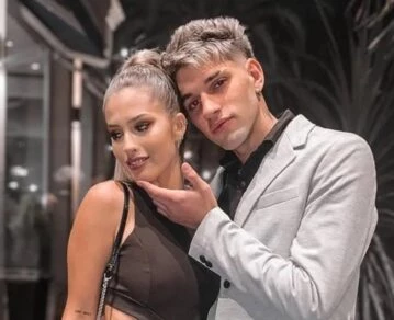 Julieta Poggio y Lucca Bardelli. Foto archivo.