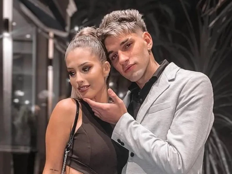 Julieta Poggio y Lucca Bardelli. Foto archivo. 