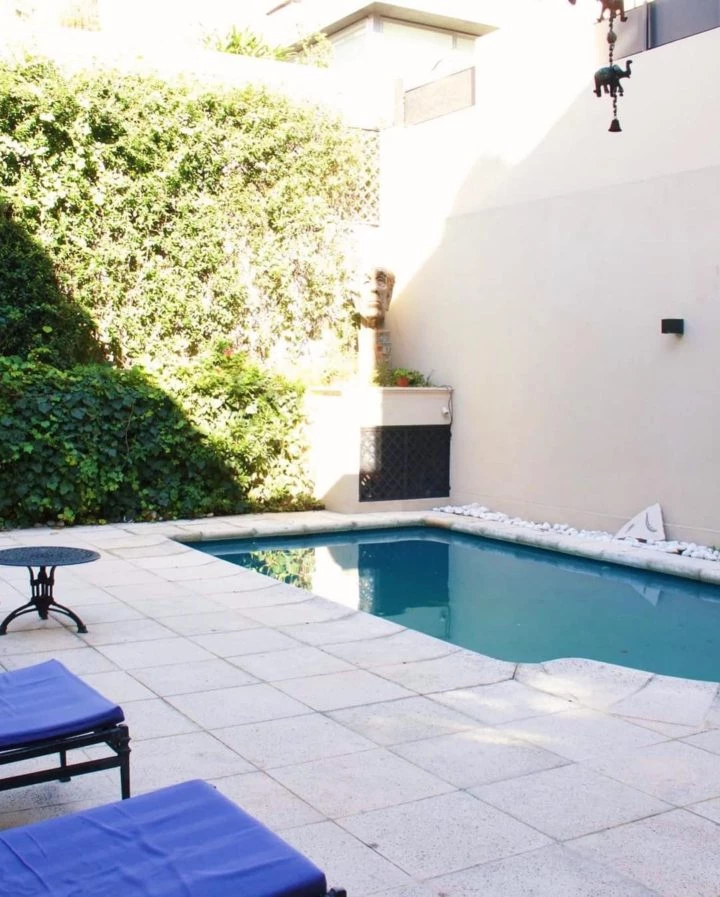 La piscina de la casa de Benjamín Vicuña-