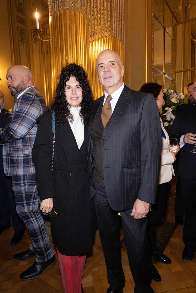 Jorge Telerman y Cynthia Cohen en los festejos por el 247º aniversario de la independencia de Estados Unidos
