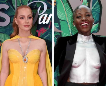 Jessica Chastain y Lupita Nyong'o, entre las mejores vestidas de los Premios Tony