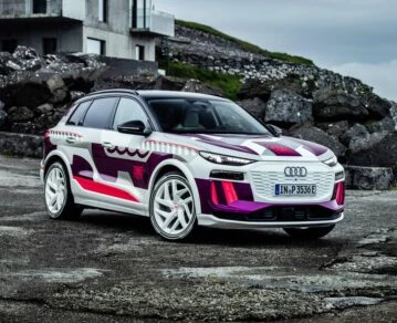 Audi Q6 e-tron prototype