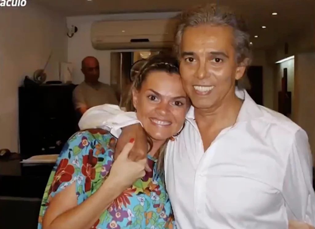 Jairo y Laura. Foto: aptura de tv.