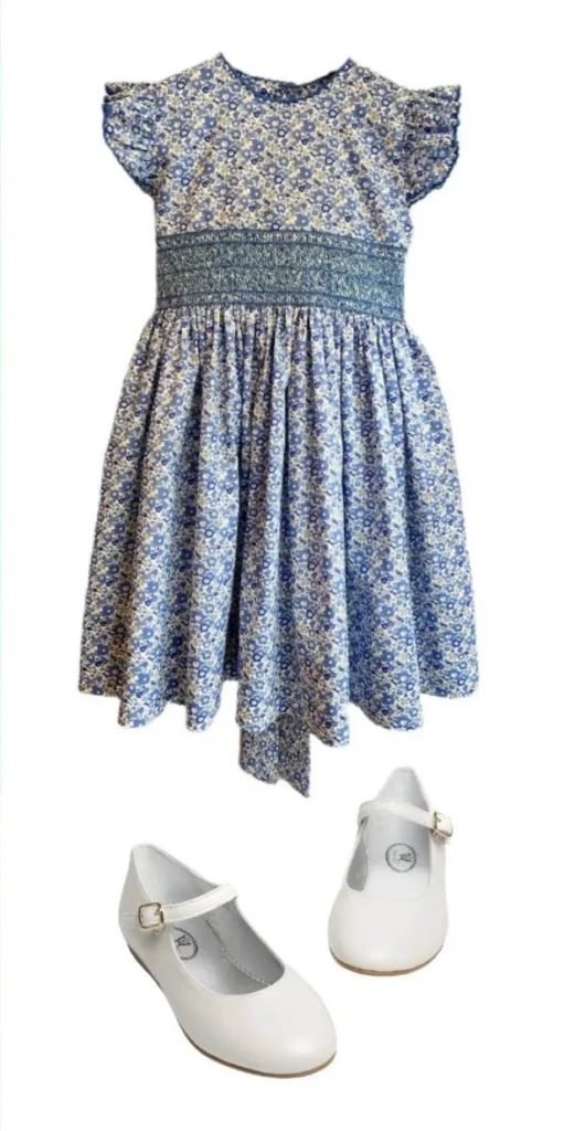 El detalle del look de Charlotte. 