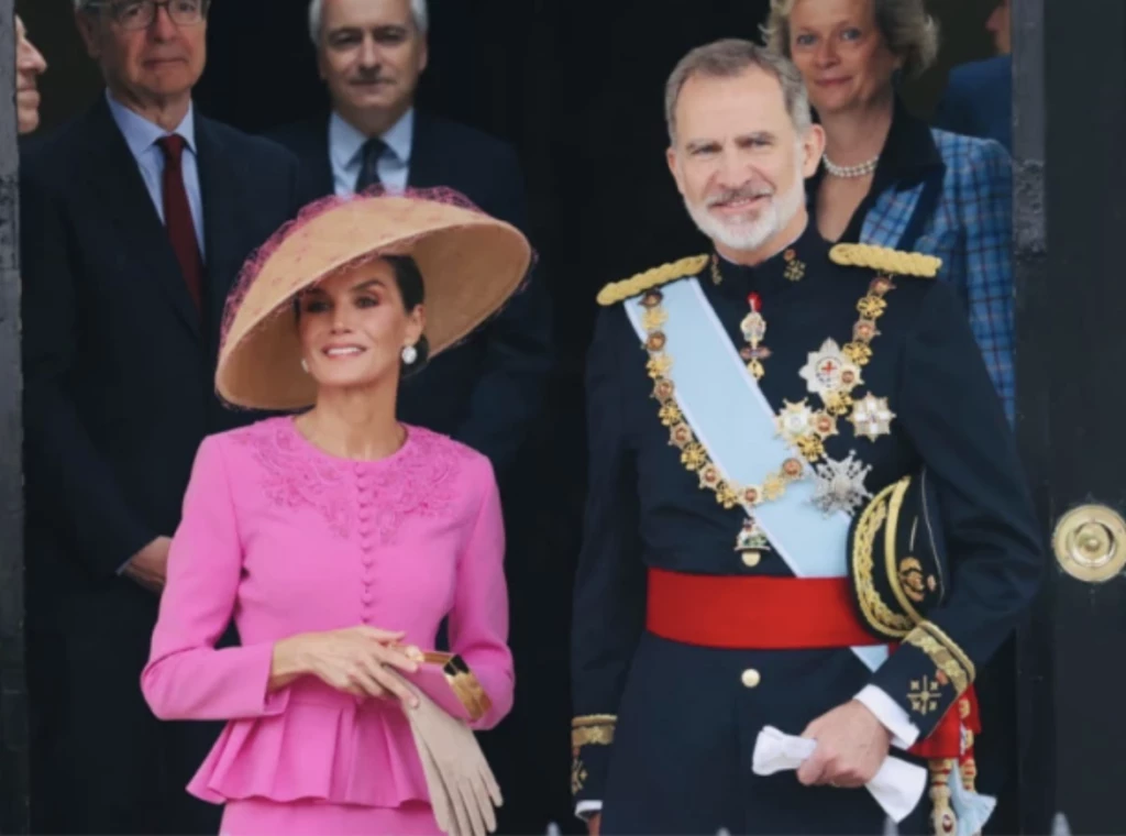 Letizia Ortíz vestida por Carolina Herrera.