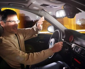 Conducción encandilamiento