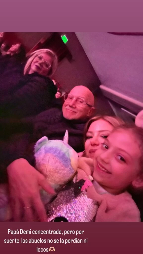 El posteo de Evangelina Anderson.