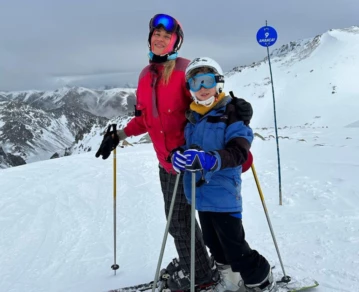 Jimena Barón y Momo