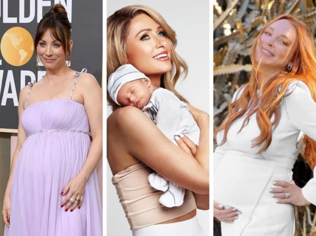 Lindsay Lohan, Paris Hilton y Kaley Cuoco las estrellas +35 que fueron madres en el 2023