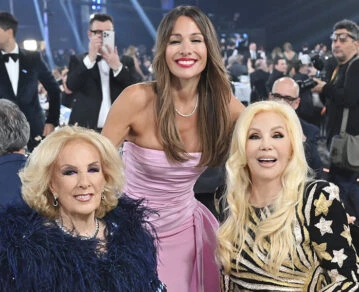 Mirtha Legrand, Pampita y Susana Giménez