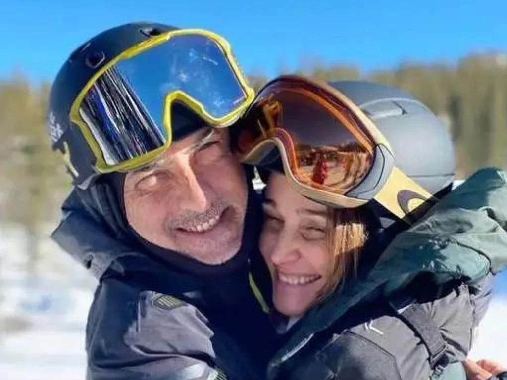 Vero Lozano y Corchi Rodríguez antes de su accidente