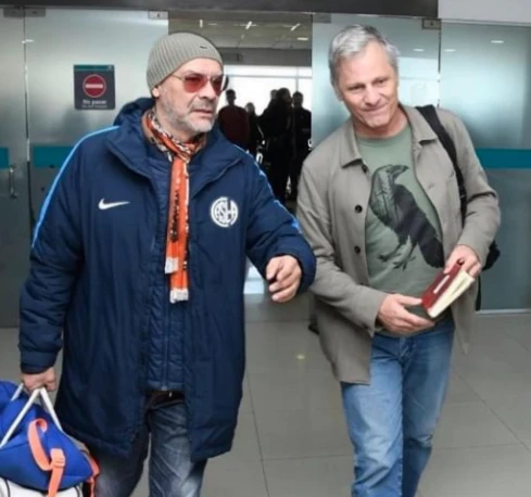 Viggo Mortensen y Fabián Casas