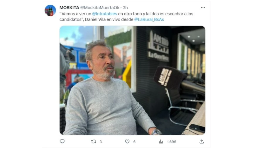 Daniel Vila habló de Intratables. Captura de pantalla. 