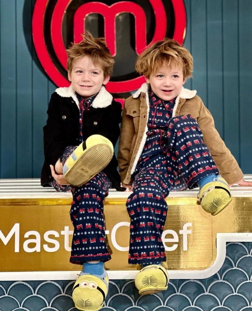 Lorenzo y Lautaro en Masterchef.