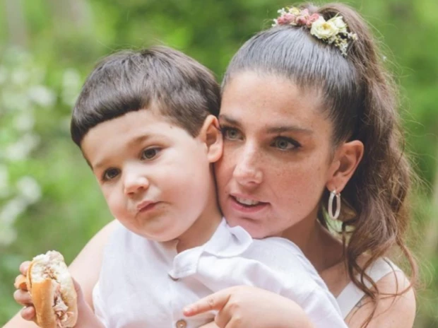 juana repetto y su hijo Toribio