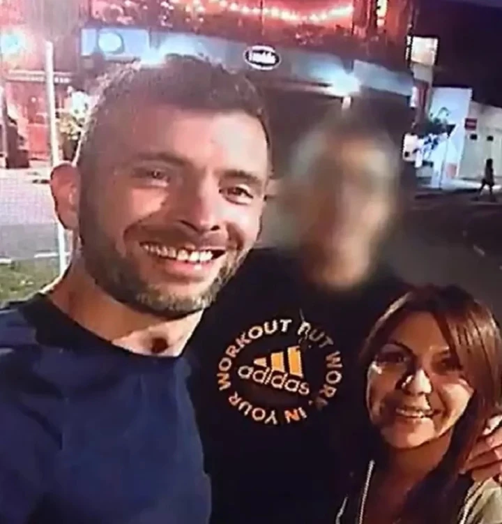 Mariel di Lenarda y su ex pareja. Foto redes sociales.