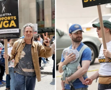 De Mark Ruffalo a Daniel Radcliffe, los piqueteros de Hollywood