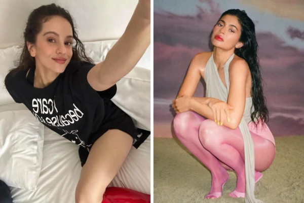 Rosalía y Kylie Jenner probaron un filtro viral en tiktok
