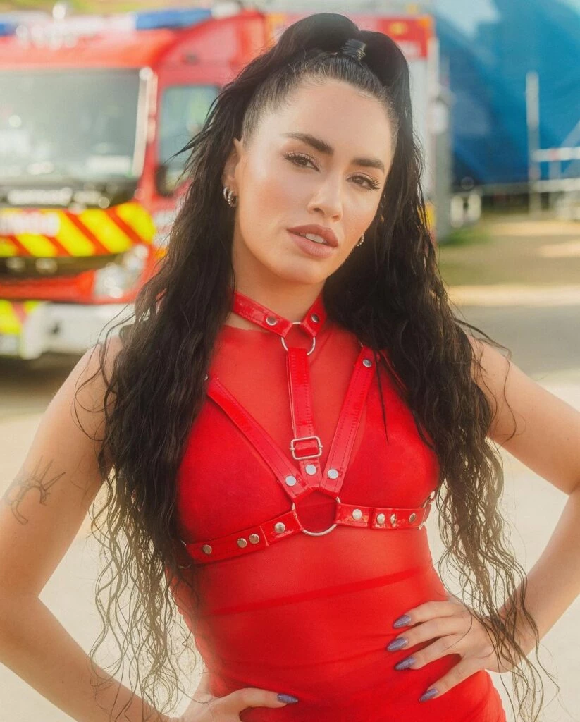 Lali Espósito presentó LALItour 2023 en España. Foto redes sociales.