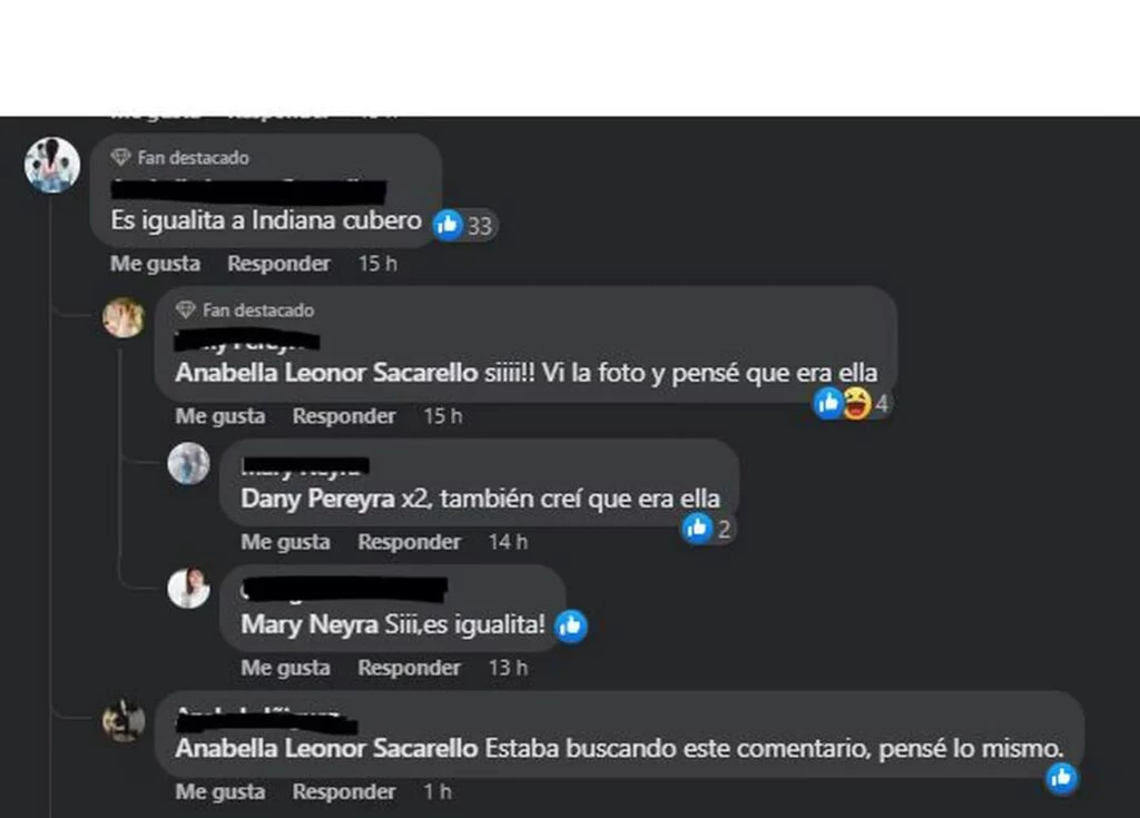 En las redes compararon a Harper Seven Beckham con Indiana Cubero