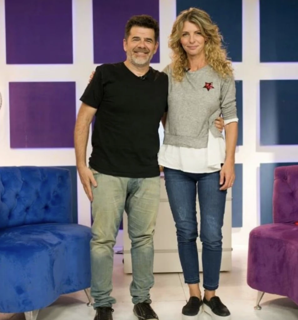 María Eugenia Molinari junto a Julián Weich.