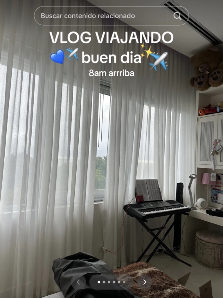 La habitación de Taína Gravier tiene vistas abiertas.