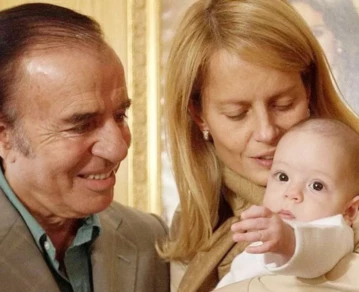 Carlos Menem, Cecilia Bolocco Máximo Menem