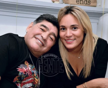 DIEGO MARADONA Y ROCÍO OLIVA