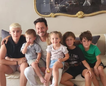 Benjamín Vicuña definió el vínculo que tiene con sus cinco hijos