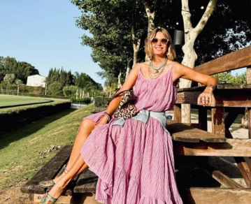 Dolores Barreiro de vacaciones