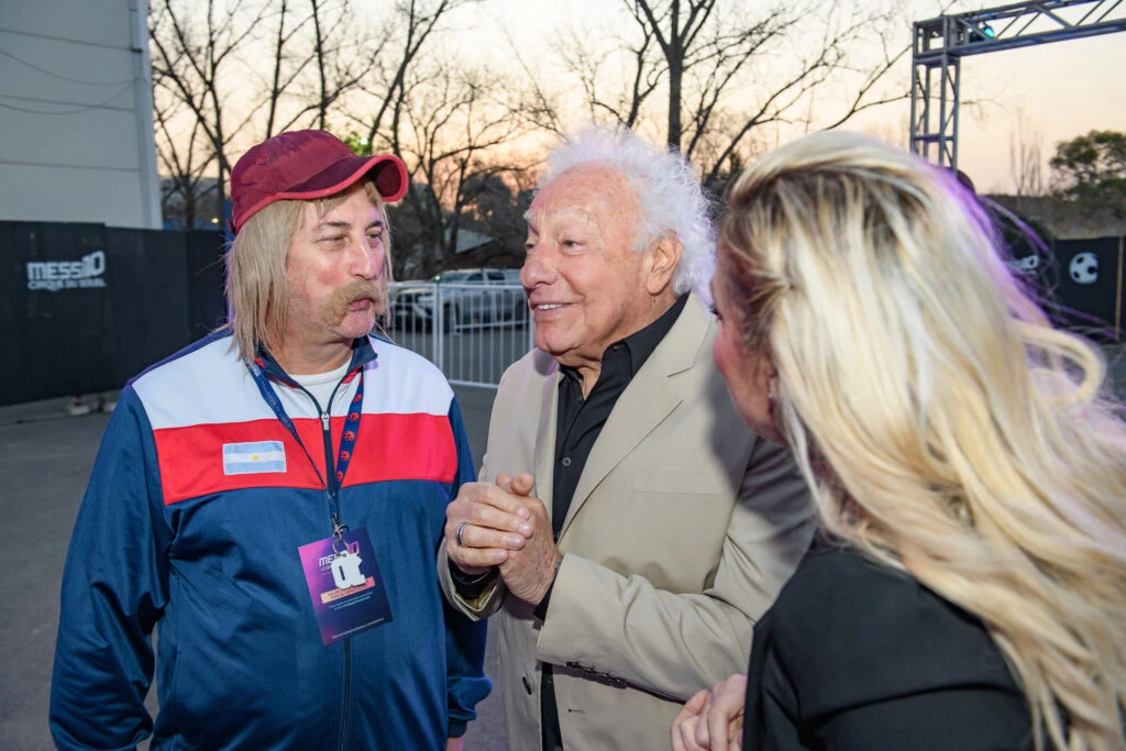 Eber Ludueña, Guillermo Coppola y Pilar Smith.