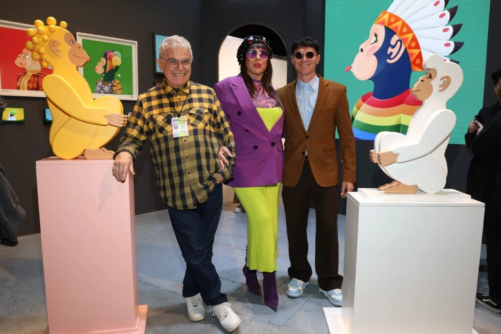 Edgardo Giménez, Moria Casan y Facundo Garayalde.