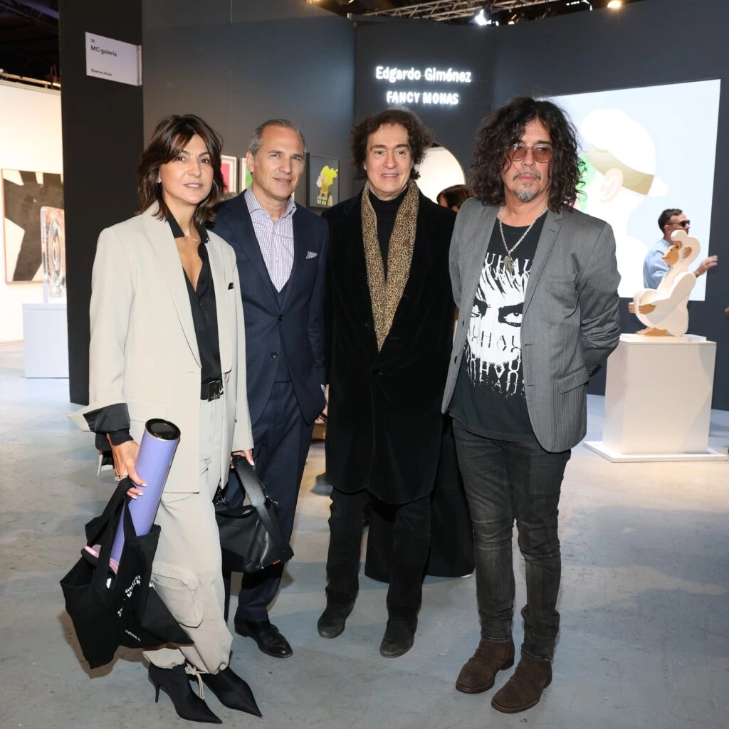 Evangelina Bomparola, Javier Iturrioz, Diego Alexandre y Zorrito Von Quintero.