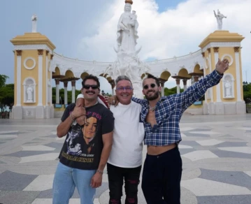 Ricardo Montaner en Venezuela con sus hijos