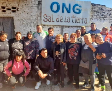 Las hermanas de Diego Maradona hicieron jornada de donaciones