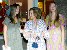 La reina Sofía disfrutó de sus nietas en Palma de Mallorca