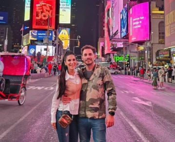 Las divertidas vacaciones de Silvina Escudero y su novio en New York