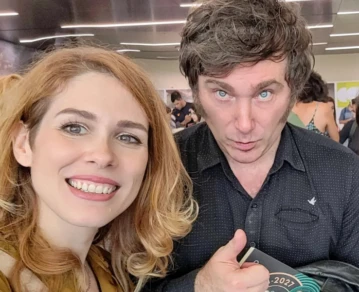 Lilia Lemoine y Javier Milei