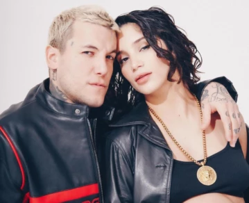 Alex Caniggia y Melody Luz