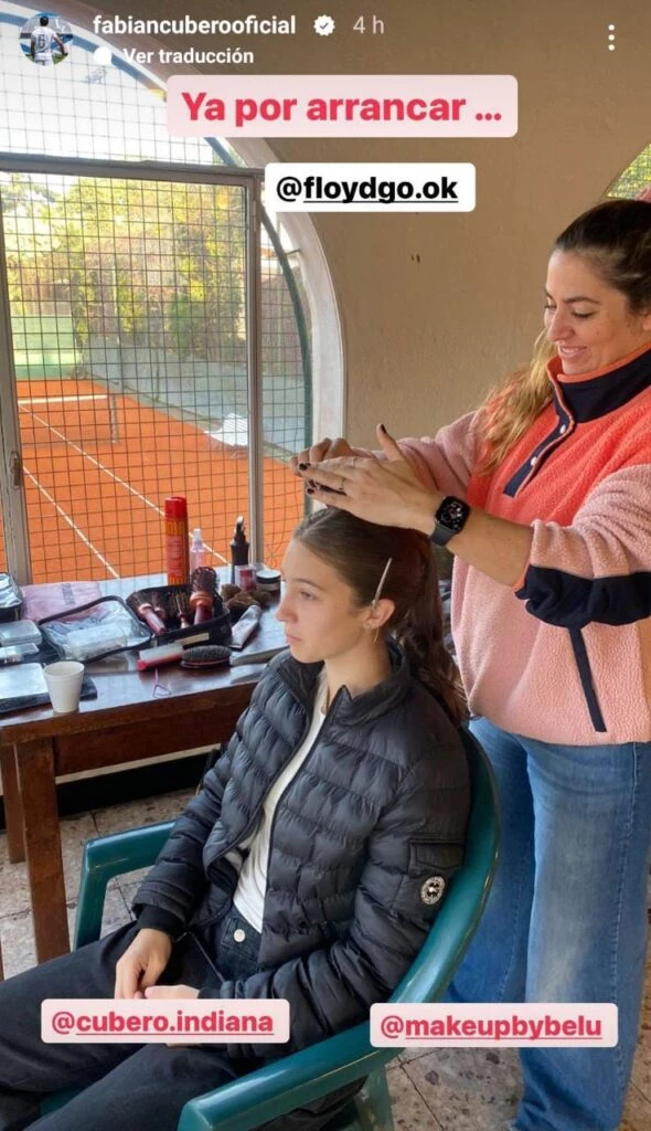 La previa de la producción de fotos de Indiana.