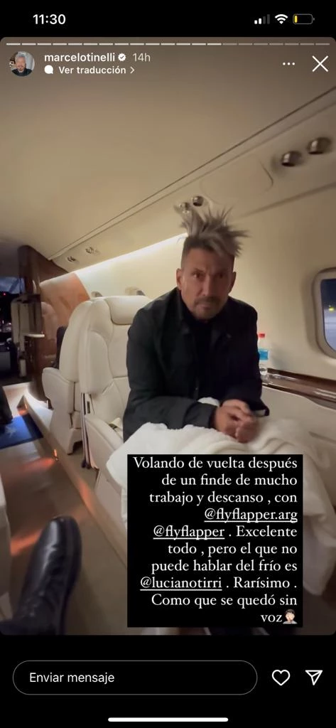 El Tirri, compañero incondicional de Marcelo Tinelli.