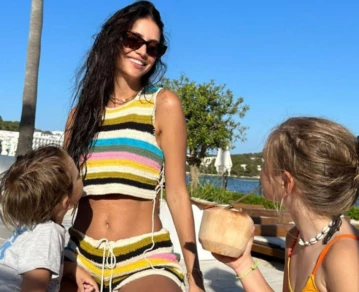 Zaira Nara y sus hijos