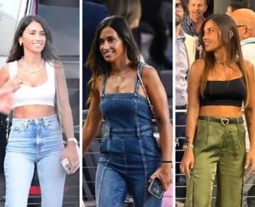 Antonela Roccuzzo: todos los looks que usó para ver los partidos del Inter Miami
