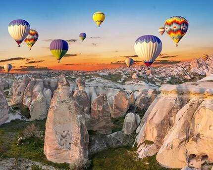 Capadocia, Turquía. Foto archivo. 
