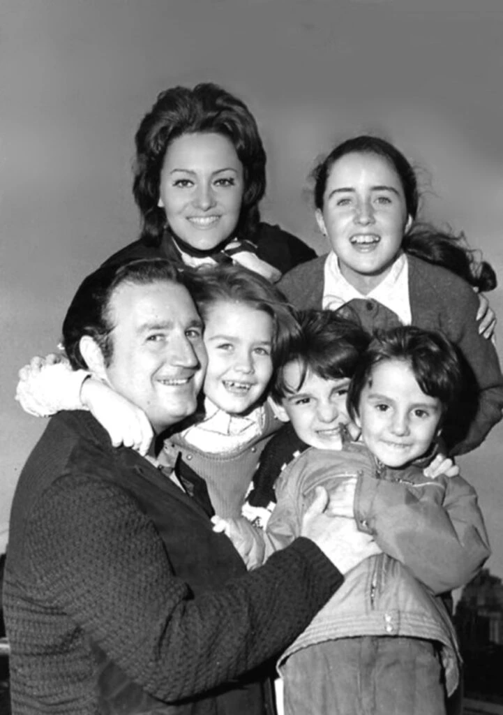 Una foto vintage de la familia Carreras.