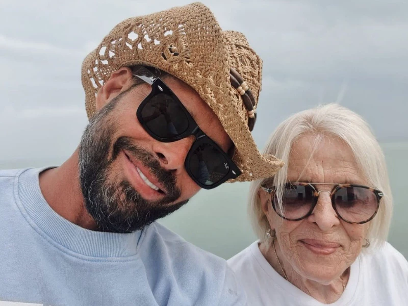Imagen de archivo: Mariano Caprarola y su madre Fady