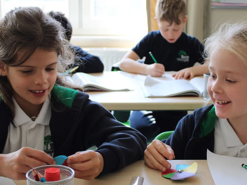 Francesca Icardi en su colegio de Turquia